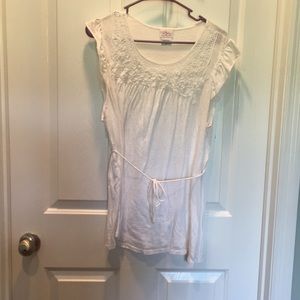 Short sleeve maternity shirt